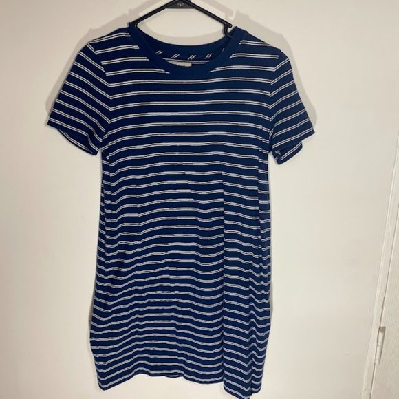 Madewell Tee Dress in Epperson Stripe
